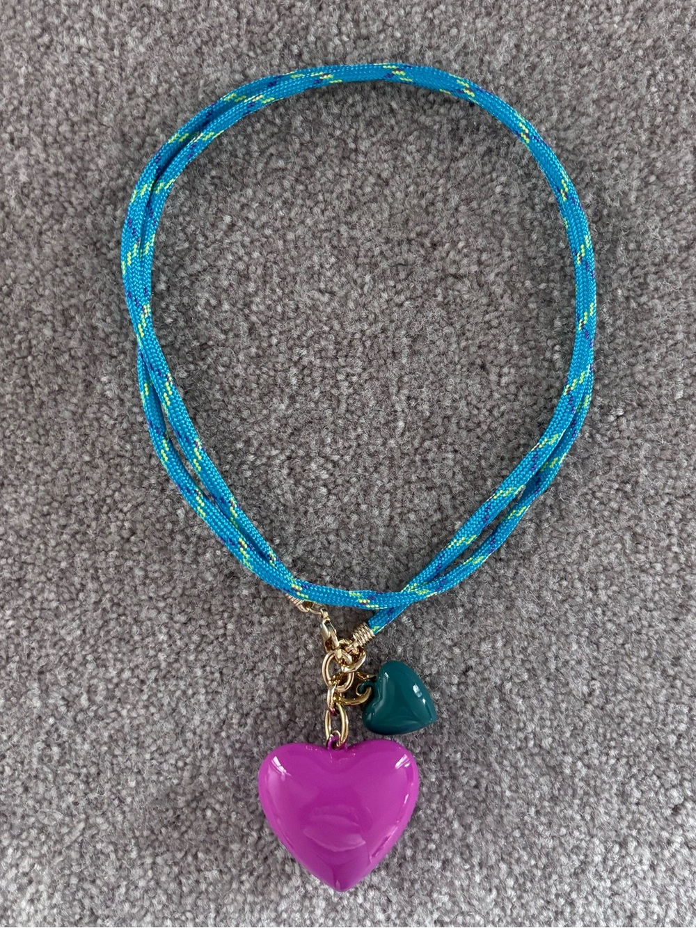 NWOT Roxanne Assoulin The Long Happy Cord Charm Necklace